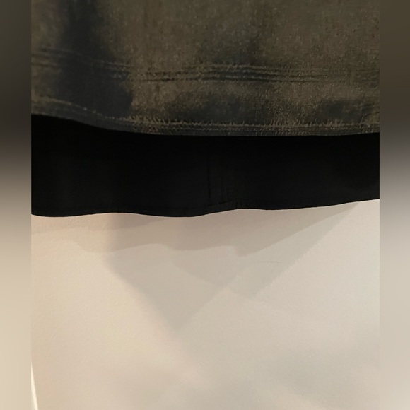 Vintage Scott McClintock Millennium 2000 BLACK Acetate MAXI SKIRT - Picture 12 of 13